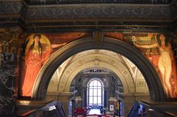 Ingresso alla Staiway to Klimt installazione provvisoria al Kunsthistorisches Museum di Vienna
