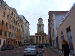 Una chiesa in legno a Riga, quartiere di Maskavas Forstate - © Monica Mereu