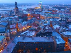 Panorama dall'alto della città di Riga, capitale della Lettonia - © Monica Mereu