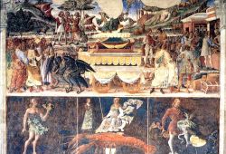 L'affresco di Tura Cosmè: Allegoria ...