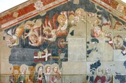 Il Giudiziio Universale, affresco esposto nel Museo della Città di Rimini