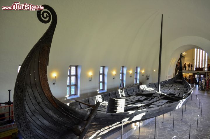 Immagine Sono tre i drakkar esposti al Vikingskipshuset, rispettivamente le navi Oseberg, Gokstad e Tune - © valeriiaarnaud / Shutterstock.com