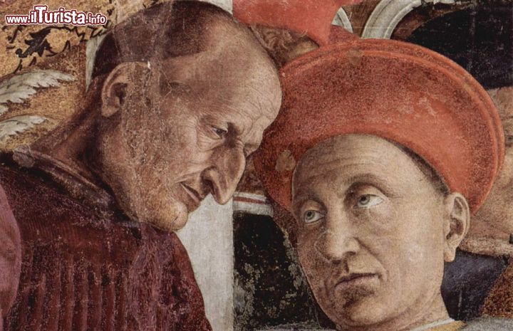 Immagine Un particolare di un affresco del Mantegna, dentro la Camera Picta del Castello di San Giorgio