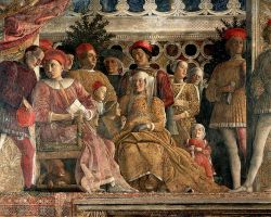 La Corte dei Gonzaga dipinta dal Mantegna nel ciclo di affreschi della Camera Picta, Castello di San Giorgio a Mantova