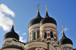 Le cupole a cipolla della Cattedrale Aleksandr Nevskij  di Tallin. In totale sono presenti cinque cupole. Voluta da Alessandro III la chiesa venne inaugurata da Nicola II, l'ultimo ...