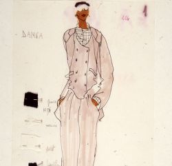 Anche un disegno della collezione Armani in mostra al Centro Studi Archivio Comunicazione, il CSAC di Parma