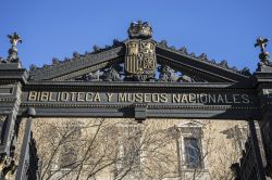 Il "Palacio de Biblioteca y Museos Nacionales" ...
