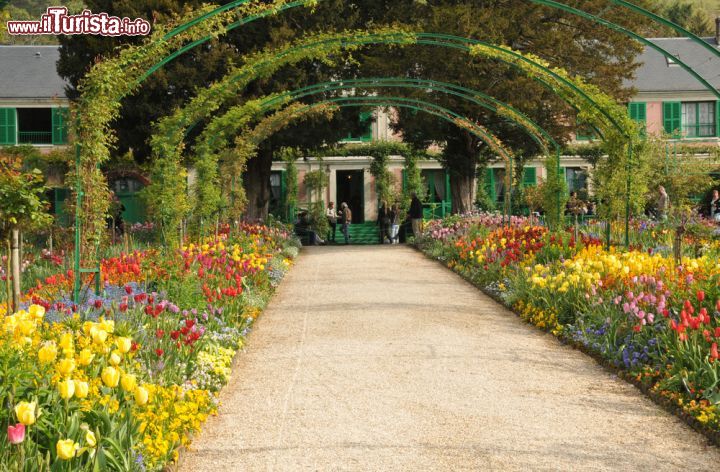 Immagine Viale in Clos Normand, il giardino disegnato dal pittore Monet - © Pack-Shot / Shutterstock.com