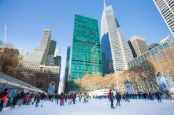 Pattinare a Bryant Park, New York - Nei mesi ...