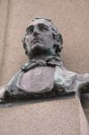 Il busto del presidente americano John Tyler. Siamo nel Hollywood Forever cemetery. Qui venne sepolto il 10° presidente degli Stati Uniti - © Carolyn M Carpenter / Shutterstock.com