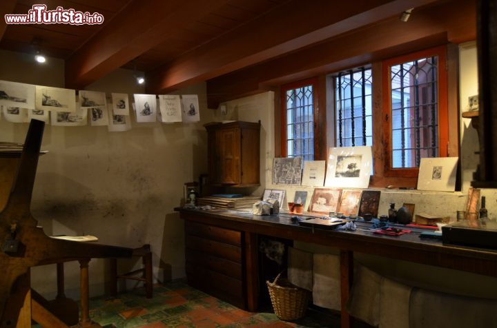 Immagine La sala di stampa all'interno della Casa Museo di Rembrandt, ad Amsterdam