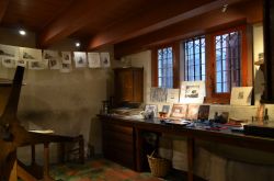 La sala di stampa all'interno della Casa Museo di Rembrandt, ad Amsterdam