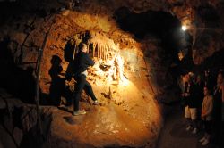 Fra le formazioni più interessanti che si possono osservare lungo il percorso della grotta ci sono le stalattiti musicali, una sorta di tastiera magica formata da concrezioni minerali ...