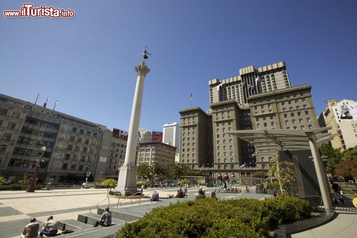 Immagine Un particolare di Union Square, la Piazza dell'Unione di San Francisco in California