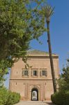 Il padiglione dei Giardini Menara di Marrakech, voluti dal sultano Sidi Muhammad ibn Abdallah - © Anibal Trejo / Shutterstock.com