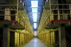 Interno penitenziario di Alcatraz a San Francisco
