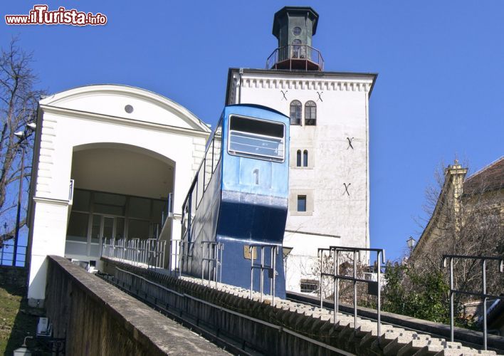 Immagine L'antica torre difensiva di Zagabria si chiama Kula Lotrscak, ed è una delle principali attrazion i della città croata- © Ivan Smuk / Shutterstock.com