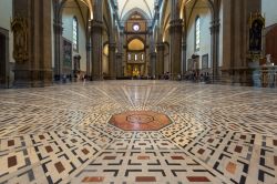 Particolare del pavimento del Duomo di Firenze, ...