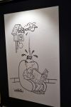 Caricature al Museo Peynet di Antibes, Francia - Una delle sale di questo museo francese ospita esposizioni temporanee con vignette e caricature umoristiche realizzate da alcuni dei più ...