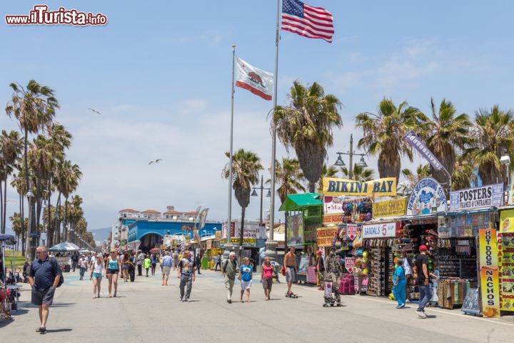 Immagine Passeggiando sul lungomare di Venice Beach, uno dei luoghi più cool di Los Angeles - © mariakraynova / Shutterstock.com
