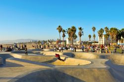 Skate Park, costruito sul lungomare di Venice Beach a Los Angeles - © nito / Shutterstock.com 