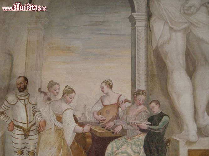 Immagine Il particolare degli affreschi del Fasolo a Villa Caldogno - © Hans A. Rosbach - CC BY-SA 2.5 - wikipedia.org