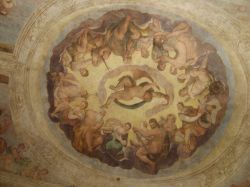 L'affresco del soffitto della loggia di Villa Caldogno. Secondo alcuni critici è attribuibile all'opera di Giovanni Antonio Fasolo - © Hans A. Rosbach - CC BY-SA 2.5 - ...