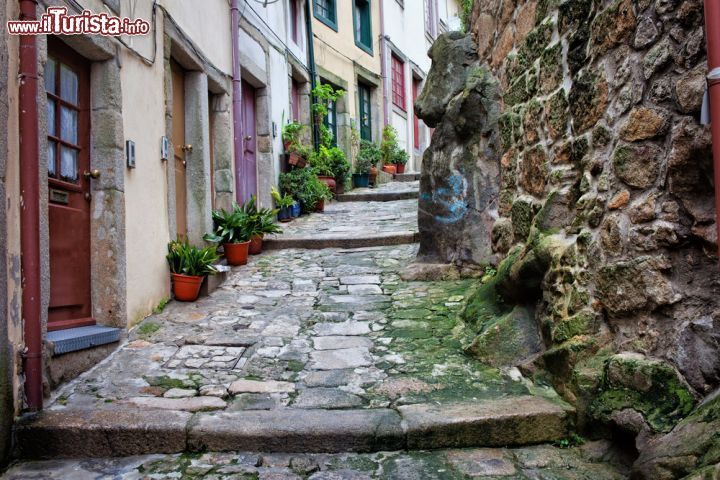 Immagine Vicoli acciottolati e scalette ripide per questa bella cittadina portoghese che l'Unesco ha incluso nel Patrimonio dell'Umanità. Per visitarla servono due cose: scarpe comode e l'attitudine a perdersi fra vicoli e caffè vagabondando senza una meta precisa - © Artur Bogacki / Shutterstock.com