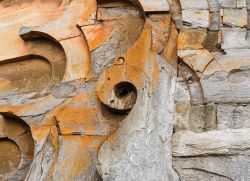 Un particolare della porta di Bab Agnaou: il ...