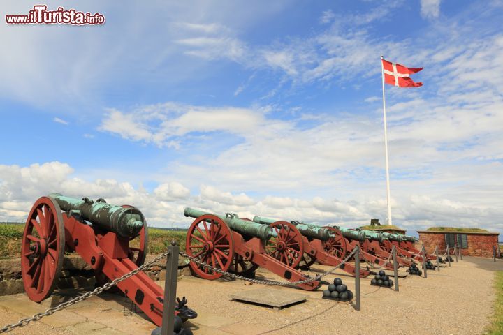 Immagine Batteria di cannoni all'esterno del castello di Kronburg in Danimarca - © Mordechai Meiri / Shutterstock.com
