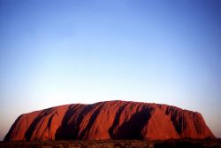 Uluru, la celebre Ayer Rock al tramonto