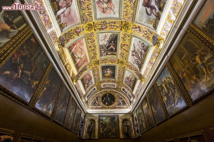 Immagine Studiolo Francesco I: una delle sale più belle dell'interno di Palazzo Vecchio a Firenze - © photogolfer / Shutterstock.com