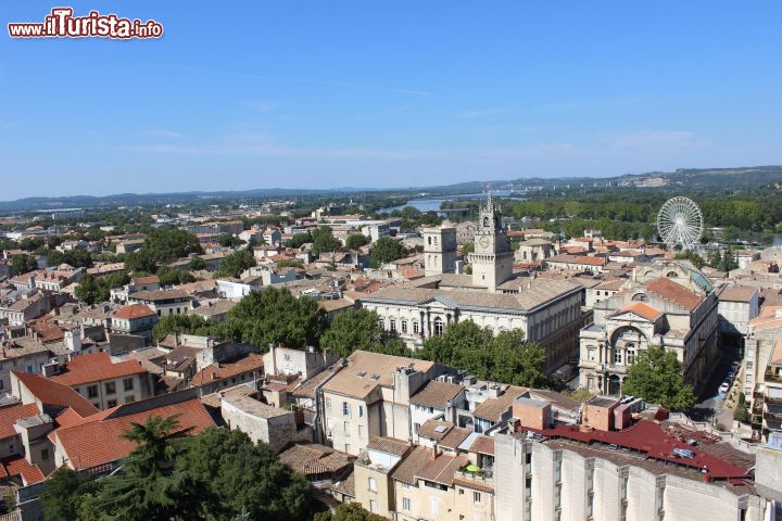 Immagine Vista dall'alto della città di Avignone dal Palais des Papes
