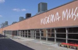 Una prospettiva dell'esterno del Moderna Museet, il Museo di Arte Moderna di Stoccolma in Svezia