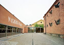 Il complesso architettonico del Moderna Museet di Stoccolma in Svezia