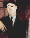 Il ritratto di Paul Guillaume, opera di Amedeo Modigliani, esposto al museo del Novecento di Milano