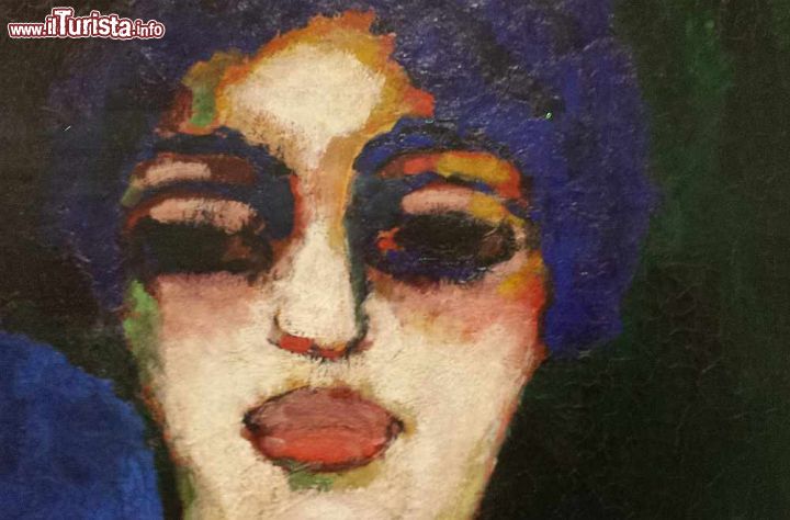 Immagine Particolare dipinto Modigliani al Museo Lam di Lille