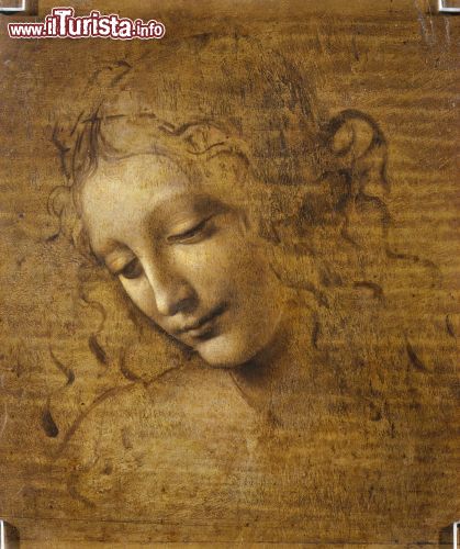 Immagine Un capolavoro di Leonardo da Vinci, La Scapigliata, esposto al Met Breuer di New York. Il dipinto è in genere custodito dalla Galleria Nazionale di Parma - © Met Breuer