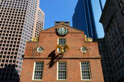 La facciata  posteriore della Old State House di Boston - © jiawangkun / Shutterstock.com