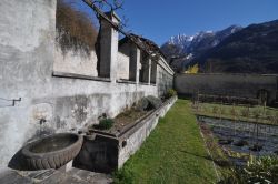 Gli orti che servono il Palazzo Vertemate Franchi a Piuro di Chiavenna