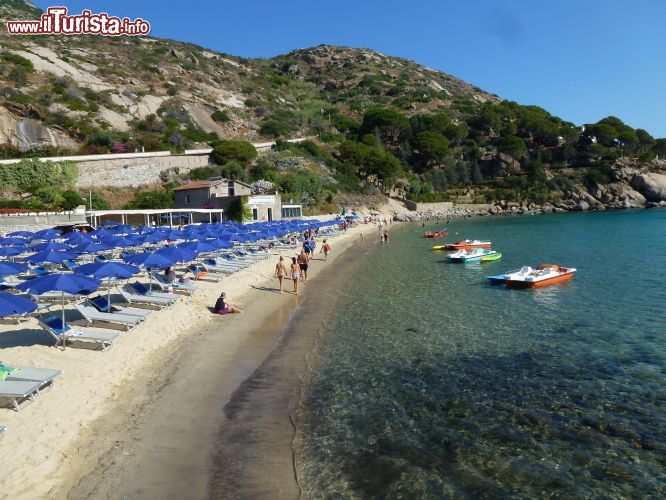 Immagine Ombrelloni della spiaggia delle Cannelle