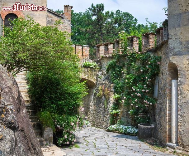 Immagine La visita al Castello di Gropparello: il complesso ha origini medievali, ma la sua architettura attuale porta i segni della spledida ristrutturazione opera dell'architetto Guidotti ingaggiato dal conte Ludovico Marazzani-Visconti - © Mi.Ti. / Shutterstock.com