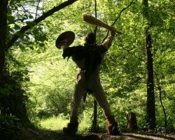 Una manifestazione suggestiva all'interno del parco, Castello di Gropparello - © Castello di Gropparello