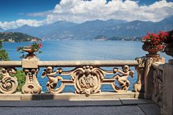 Terrazza panoramica sul Lago di Como a Villa Balbianello di Lenno (Lombardia)