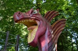 Un Drago visibile nel percorso Draghi dinosauri e animali estinti - © Gruppo Alcuni