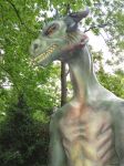 Una creatura inquietante nel Percorso Draghi dinosauri e animali estinti - © Gruppo Alcuni