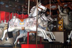 Anche i cavalli da giostra sono esposti nel museo di Grandate: luogo adatto a grandi e piccini permette di passare qualche ora piacevole, e l'ingresso è gratuito!
