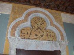 Un dettaglio dello stile arabeggiante-moresco degli interni di Rocchetta Mattei: il castello si trova vicino a Riola di Vergato, ma fa parte del territorio comunale di Grizzana Morandi - © ...