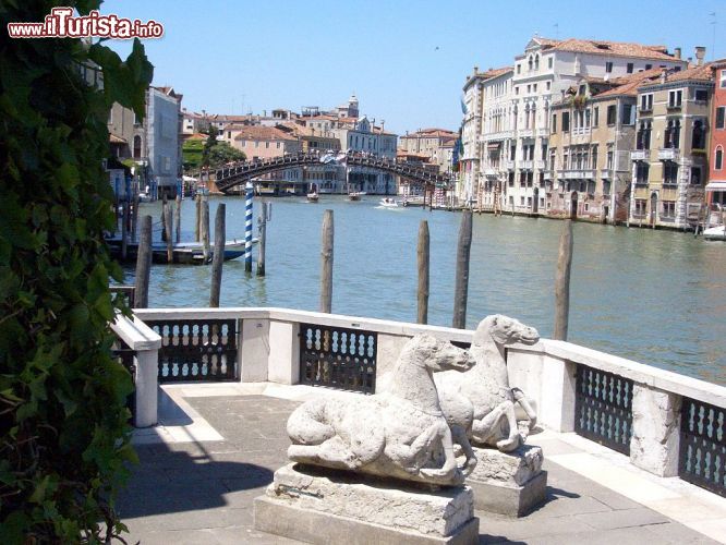 Immagine La Terrazza panoramica "Marino Marini" a Palazzo Venier dei Leoni: offre una vista splendida del Canal Grande di Venezia, emozione che può provare chi visita la Collezione Peggy Guggenheim - © Rei-artur - GFDL con disclaimer - Wikipedia