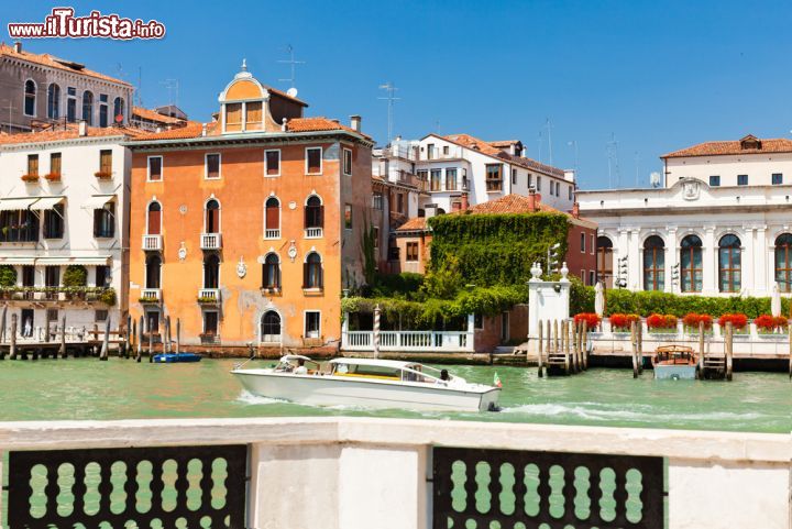 Immagine Il panorama del Canal Grande fotografato dalla terrazza del Museo Peggy Guggenheim di Venezia - © cdrin / Shutterstock.com
